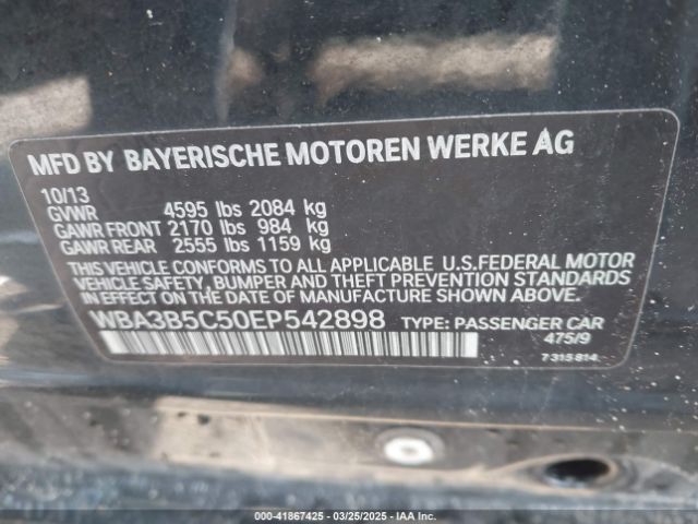 WBA3B5C50EP542898 BMW 328i Xdrive
