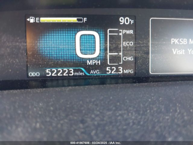 JTDKAMFU5M3130478 Toyota Prius Le