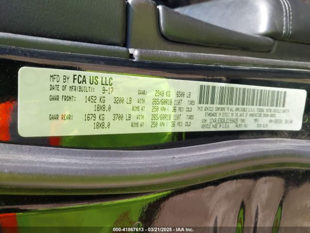 1C4RJEBG8JC159425 Jeep Grand Cherokee Limited 4x2