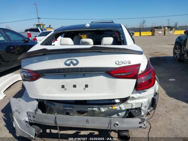 JN1FV7APXLM630253 Infiniti Q50 Red Sport 400