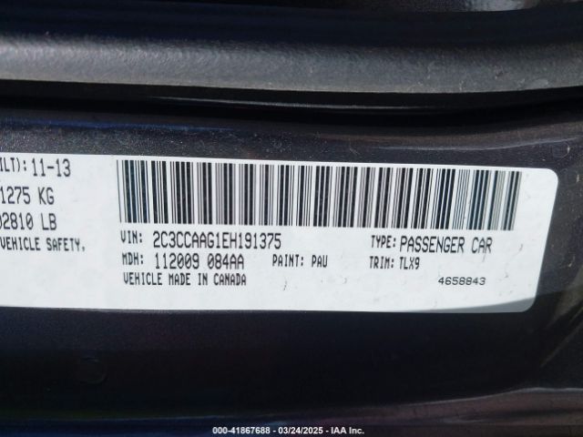 2C3CCAAG1EH191375 Chrysler 300