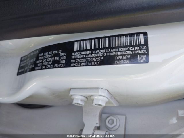 ZACCJBBT7GPE12725 Jeep Renegade Latitude