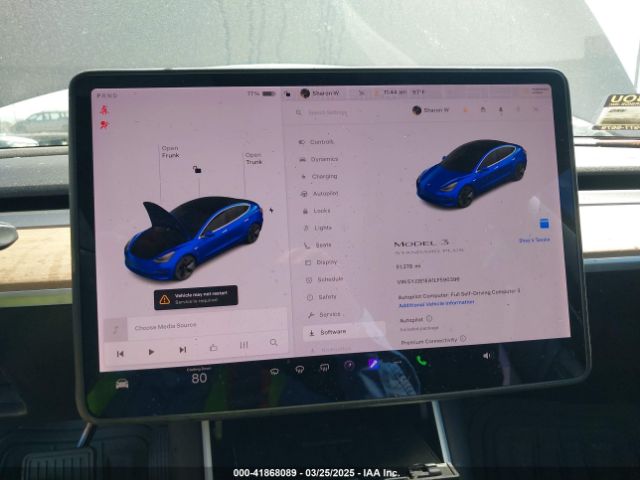 5YJ3E1EA1LF590396 Tesla Model 3 Standard Range Plus Rear-wheel Drive/standard Range Rear-wheel Drive