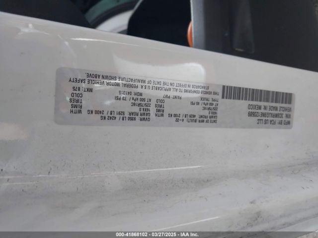 2022 RAM PROMASTER 3500 3C6MRVJG9NE120689 Photo 8