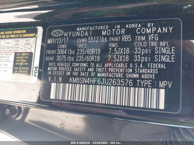 KM8SN4HF6JU263576 Hyundai gdi lambda ?