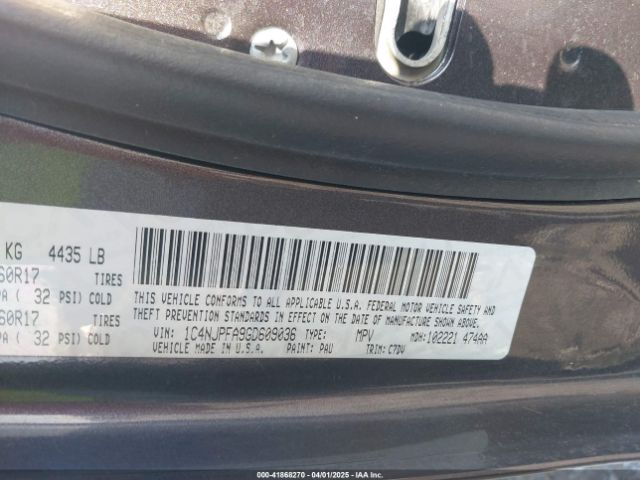 1C4NJPFA9GD609036 Jeep Patriot Latitude