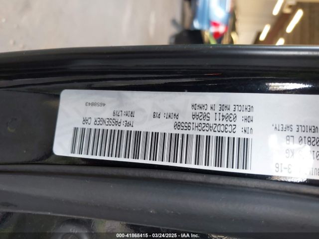 2C3CDZAG2GH195580 Dodge Challenger Sxt