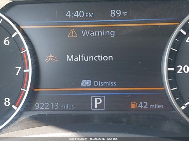1N4BL4DV8MN317374 Nissan Altima Sv Fwd