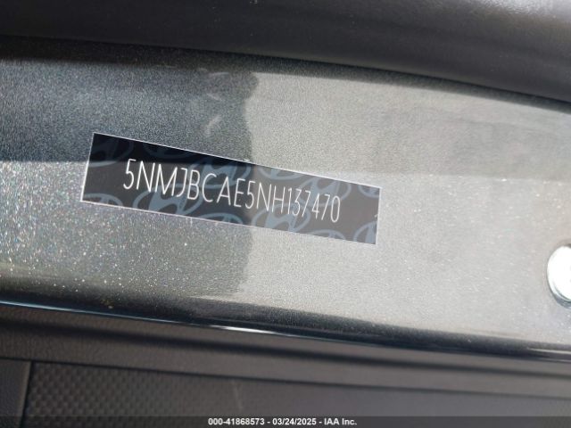 5NMJBCAE5NH137470 Hyundai TUCSON SEL