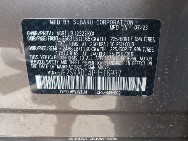 JF2SKADC4PH516937 Subaru na u5