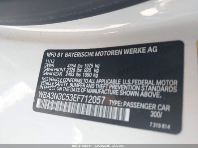WBA3N3C53EF712057 BMW 428i