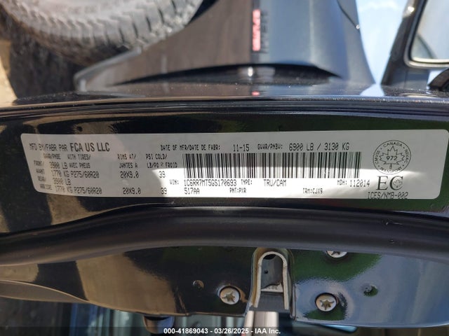 1C6RR7MT5GS170693 RAM 2016