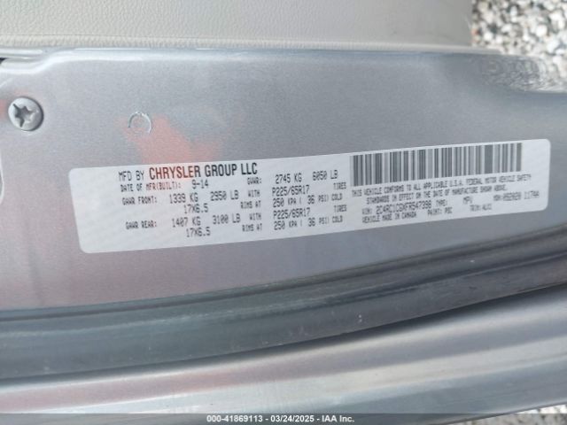 2015 CHRYSLER TOWN & COUNTRY 2C4RC1CGXFR547398 Photo 8