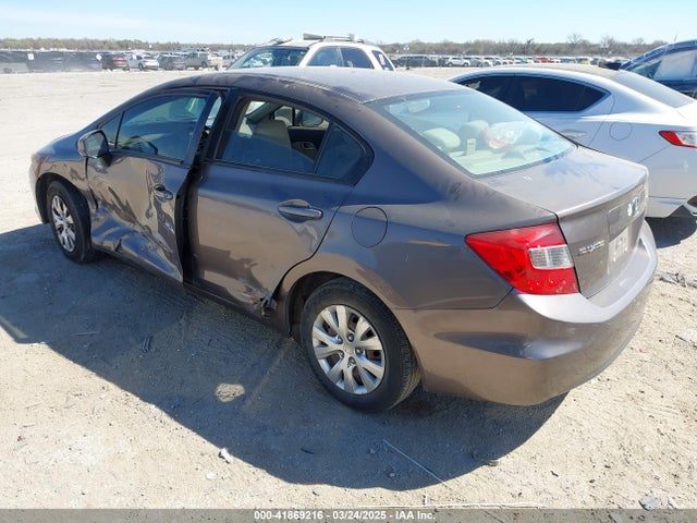 41869216 :رقم المزاد ، 2HGFB2F55CH524541 vin ، 2012 Honda Civic Lx مزاد بيع