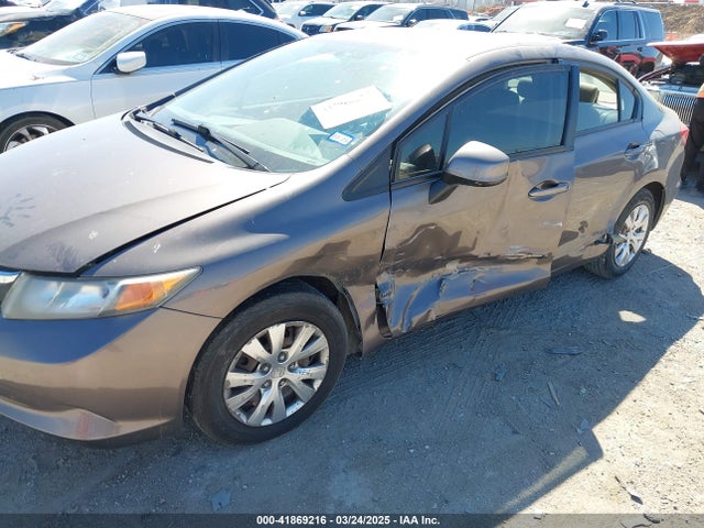 41869216 :رقم المزاد ، 2HGFB2F55CH524541 vin ، 2012 Honda Civic Lx مزاد بيع