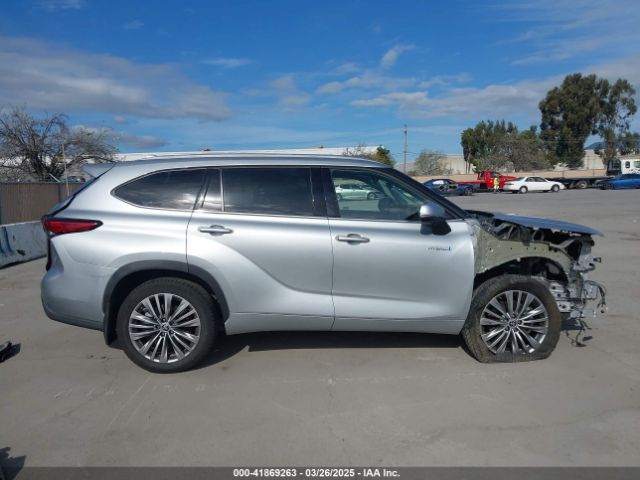 5TDEBRCH3MS017352 Toyota Highlander Hybrid Platinum