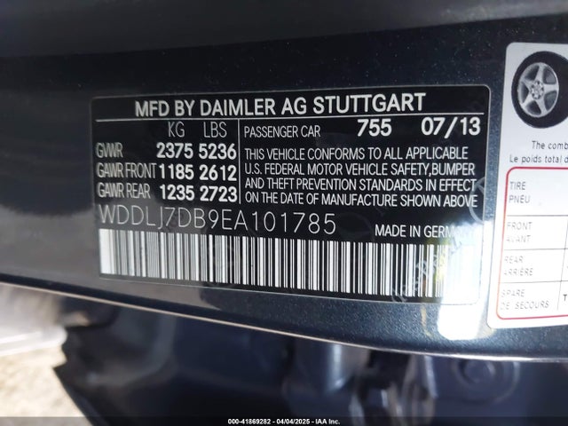 Mercedes-Benz CLS 550 2014 WDDLJ7DB9EA101785 Image 9