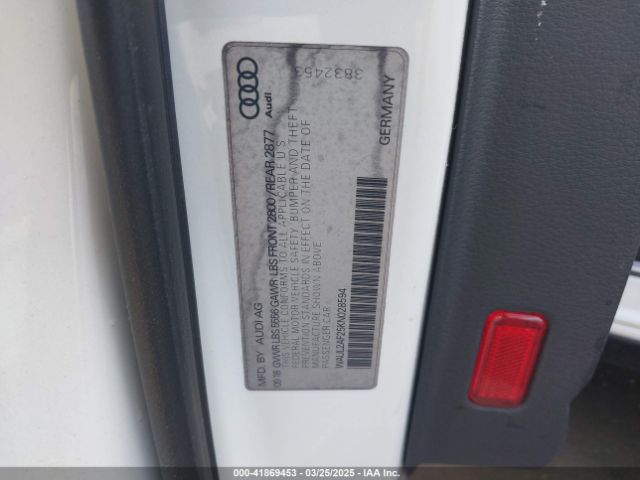 WAUL2AF25KN028594 Audi A6 55 Premium