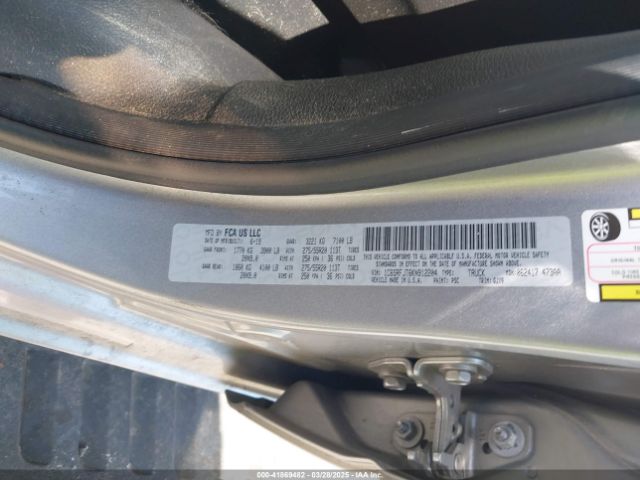 1C6SRFJT6KN912204 RAM 1500 Laramie  4x4 5'7 Box