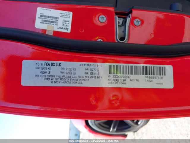 2C3CDXL92GH317471 Dodge Charger Srt Hellcat