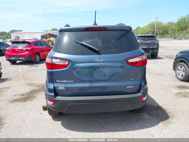 MAJ6S3GLXMC441005 Ford Ecosport Se