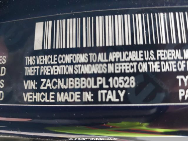 ZACNJBBB0LPL10528 Jeep Renegade Latitude 4x4