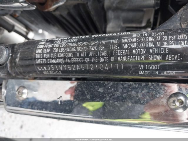 2007 SUZUKI VL1500 JS1VY52A572104171 Photo 9