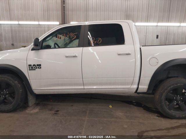 1C6RR7LGXKS743195 RAM 1500 Classic Warlock  4x4 5'7 Box