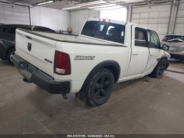 1C6RR7LGXKS743195 RAM 1500 Classic Warlock  4x4 5'7 Box