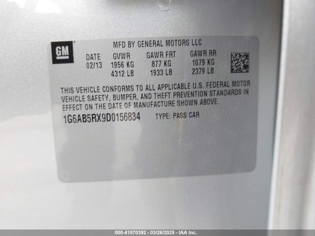 2013 CADILLAC ATS 1G6AB5RX9D0156834 Photo 8