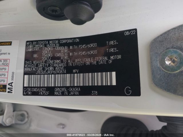 JTESU5JR0P6090874 Toyota 4runner Trd Sport