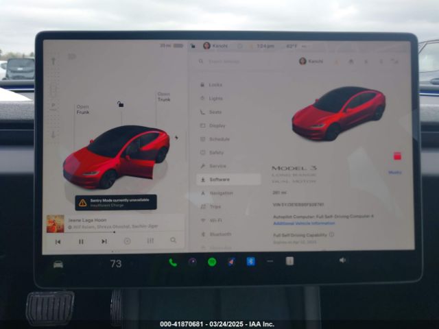 2025 TESLA MODEL 3 5YJ3E1EB9SF928781 Photo 6