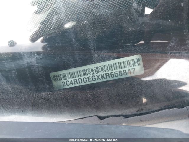 2C4RDGEGXKR658847 Dodge Grand Caravan Gt
