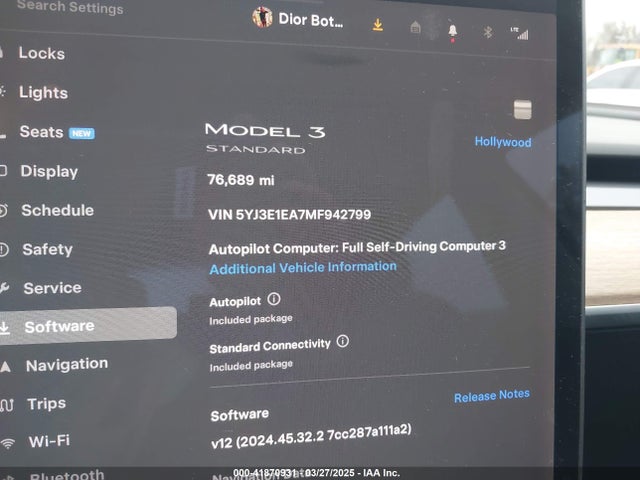 2021 TESLA MODEL 3 5YJ3E1EA7MF942799 Photo 6