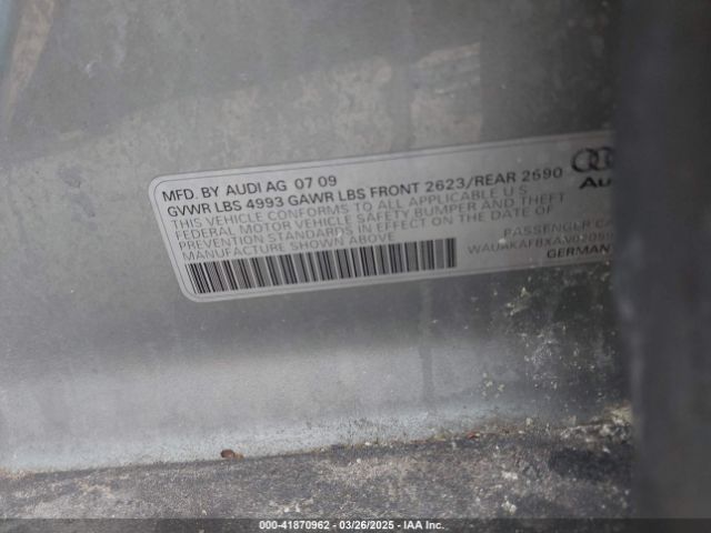 2010 AUDI A6 WAUAKAFBXAN020593 Photo 8