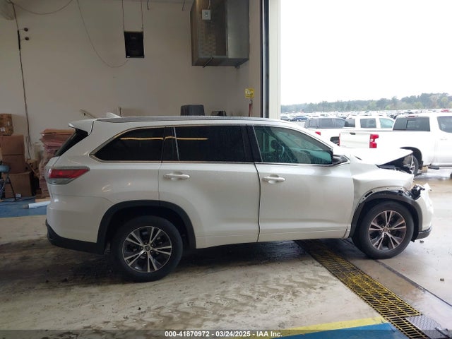 5TDKKRFH2GS165592 Toyota Highlander Xle V6