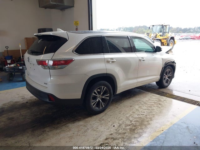 5TDKKRFH2GS165592 Toyota Highlander Xle V6