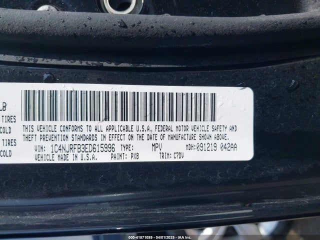 Jeep Patriot Latitude 2014 1C4NJRFB3ED615996 Image 9