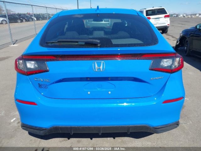 19XFL2H85SE002098 Honda Civic Sport