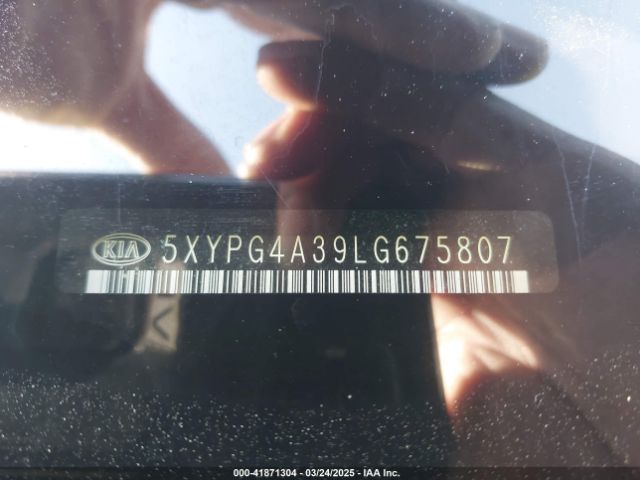 5XYPG4A39LG675807 KIA Sorento 2.4l Lx