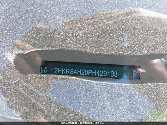 2HKRS4H20PH429103 Honda Cr-v Lx Awd