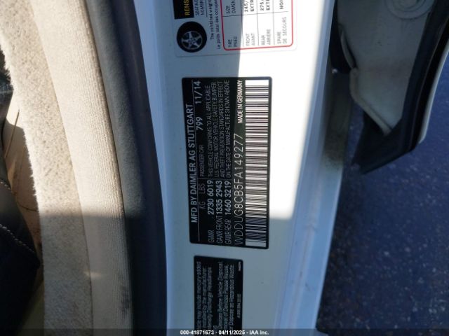 WDDUG8CB5FA149277 Mercedes-Benz S 550