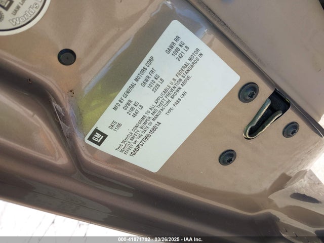 2006 CADILLAC CTS 1G6DP577860158014 Photo 8
