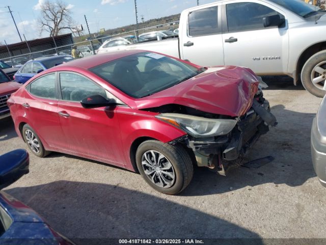 KMHDH4AE6GU547641 Hyundai ELANTRA SE