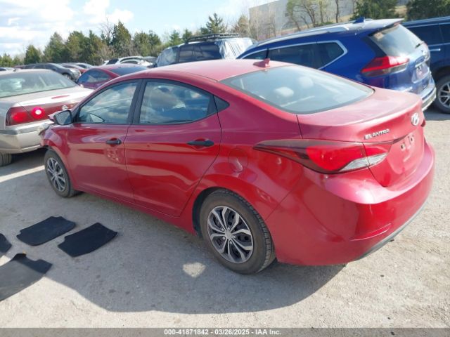 KMHDH4AE6GU547641 Hyundai ELANTRA SE