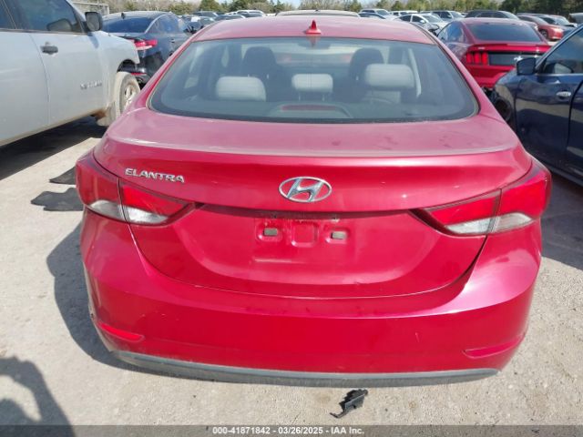 KMHDH4AE6GU547641 Hyundai ELANTRA SE