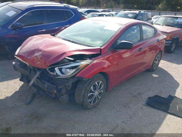 KMHDH4AE6GU547641 Hyundai ELANTRA SE