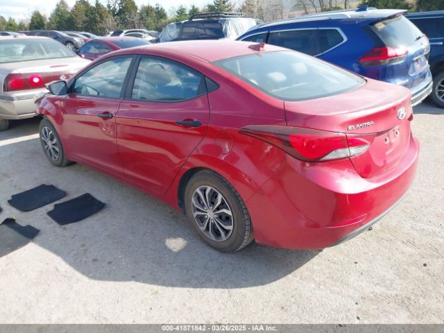 KMHDH4AE6GU547641 Hyundai ELANTRA SE