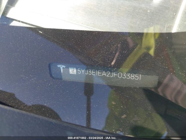 5YJ3E1EA2JF033851 Tesla MODEL 3