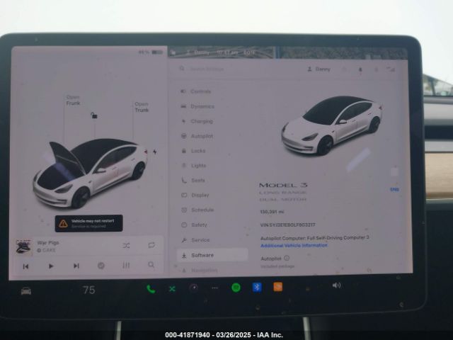 5YJ3E1EB0LF803217 Tesla Model 3 Long Range Dual Motor All-wheel Drive